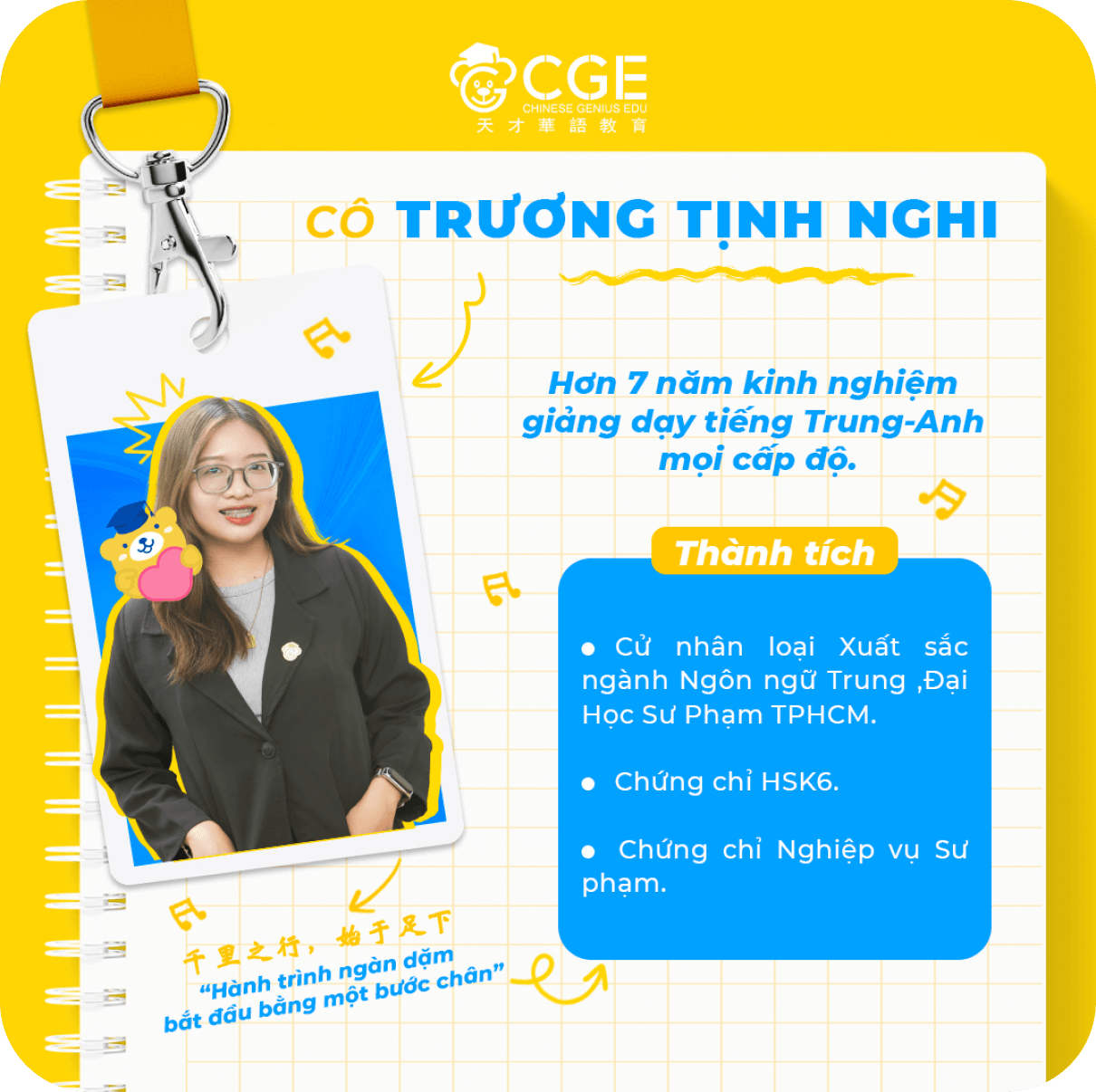 Giáo viên Cô Trương Tịnh Nghi