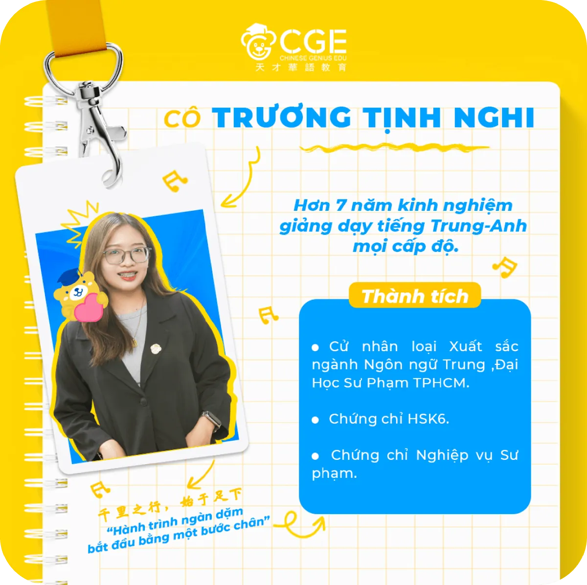 Giáo viên Cô Trương Tịnh Nghi