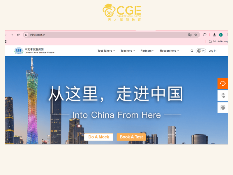 đăng ký thi hsk bước 1