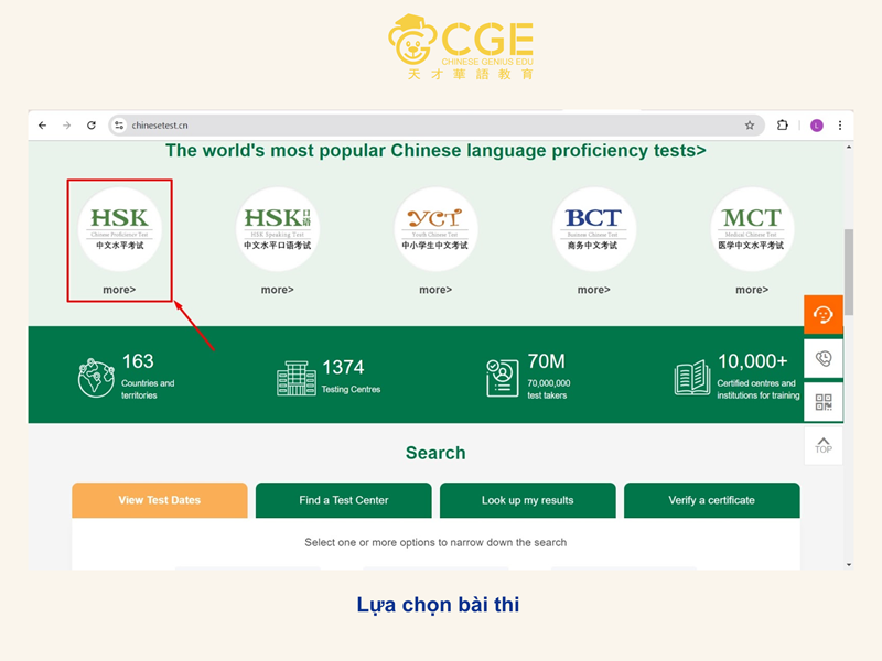đăng ký thi hsk bước 3
