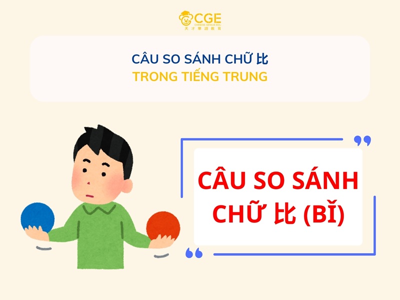 Câu so sánh chữ 比 (bǐ) trong tiếng Trung