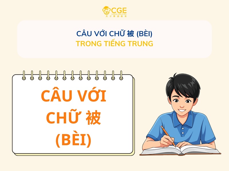 Câu bị động với chữ 被 (bèi) trong tiếng Trung