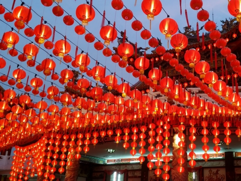 đèn lồng đỏ biểu tượng Trung Quốc