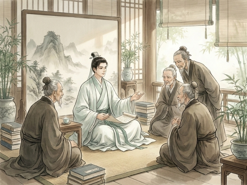Vệ Giới đàm luận Huyền học trước các danh sĩ thời Tấn