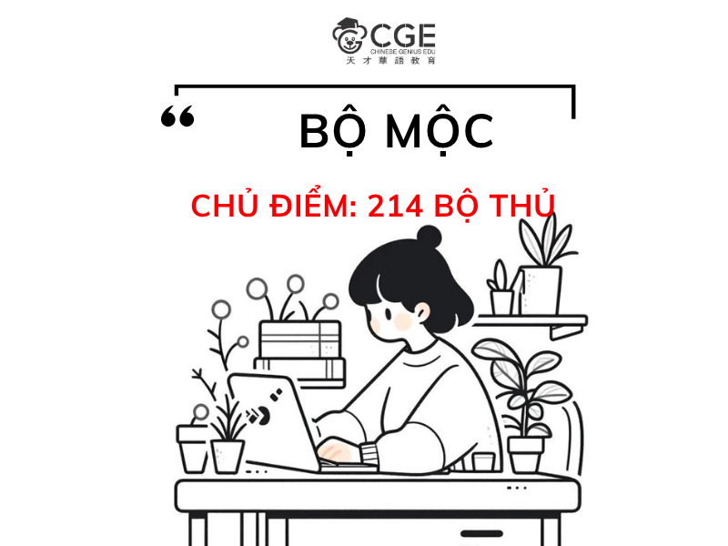 bộ mộc trong tiếng Trung 