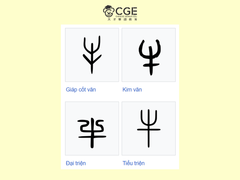 bộ ngưu trong tiếng Trung 1