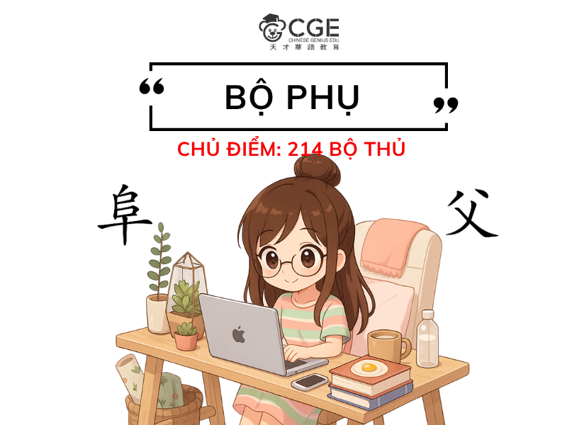 hai bộ phụ trong tiếng trung 
