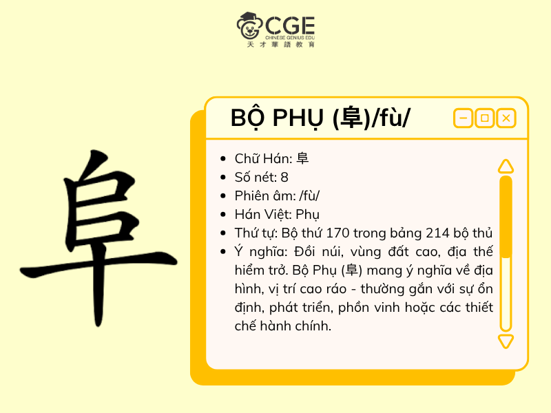 hai bộ phụ trong tiếng trung 7