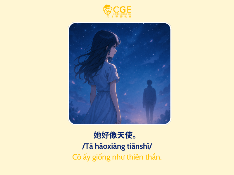 Học tiếng Trung qua bài hát tháp rơi tự do 6