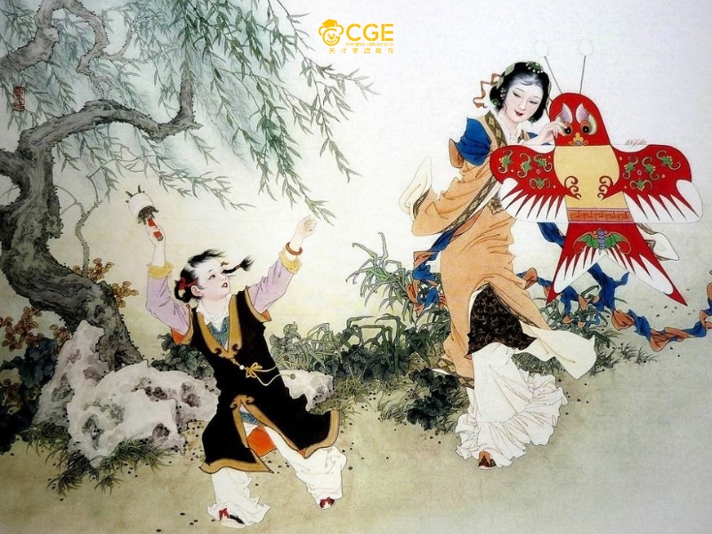 trò chơi dân gian Trung Quốc - Thả diều 