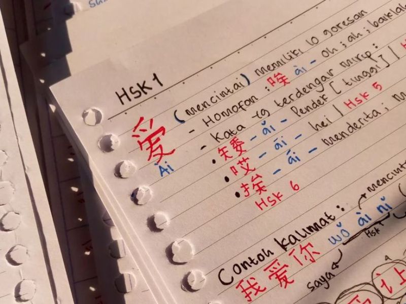 Từ vựng tiếng Trung HSK 1