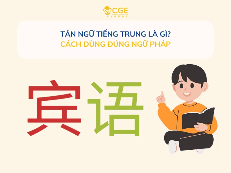 Tân ngữ tiếng Trung là gì? Cách dùng đúng ngữ pháp