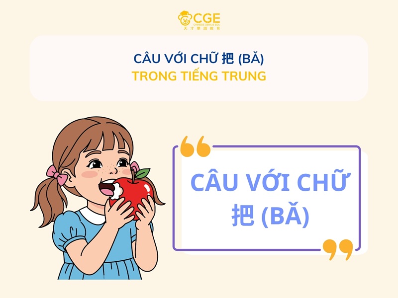 Câu với chữ 把 (bǎ) trong tiếng Trung