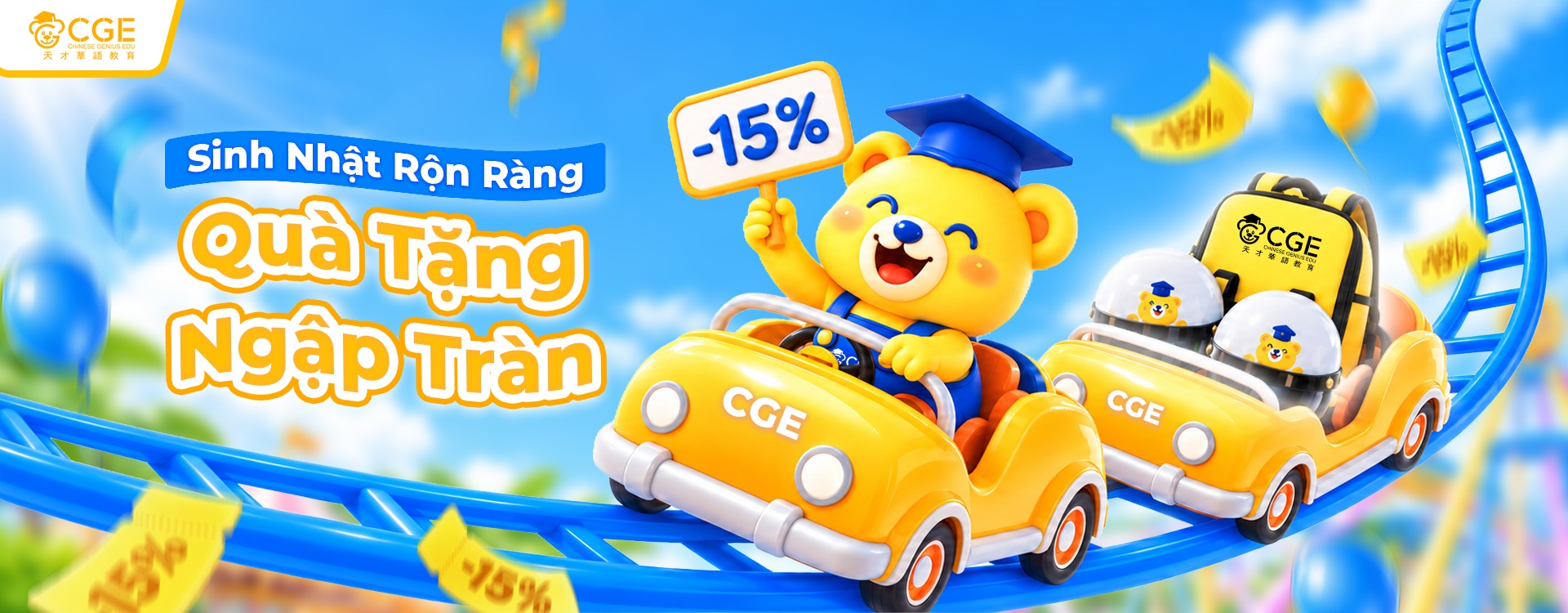 Mừng Sinh Nhật XiaoC 5 tuổi Ngập Tràn Ưu Đãi Học Tiếng Trung